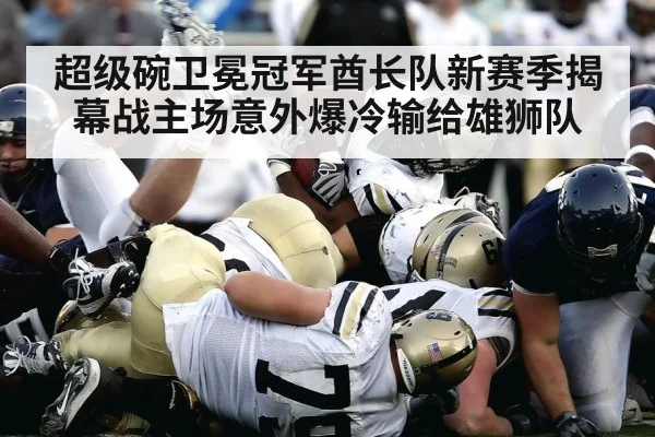 American football stadium action